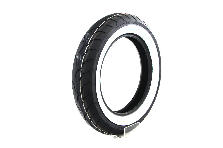 Dunlop American Elite 130/90B x 16 Wide Whitewall 0 /  Front 2009 / 2013 FLHRC FLHRC and TLE Sidecar models