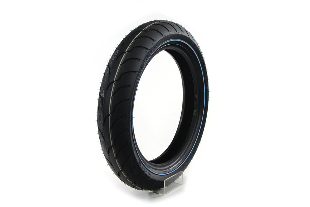 Dunlop American Elite 130/80B 17 Narrow Whitewall 0 /  Front 2009 / UP FLHR 2009 / UP FLHTCU 2009 / UP FLHTK 2009 / UP FLHTKSE 2009 / UP FLHX 2009 / 2013 FLHT 2009 / 2013 FLHTC 2009 / 2013 FLHTCUSE 2009 / 2013 FLTR 2009 / 2013 FLTRU