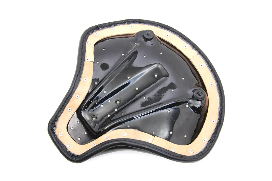 Black Leather Solo Seat 0 /  Custom application