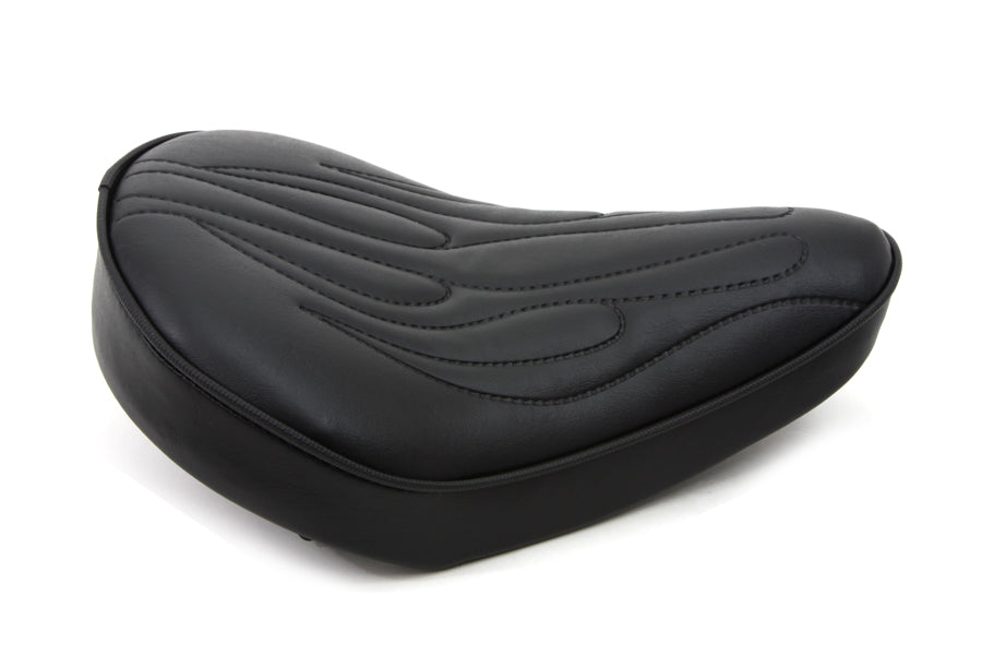Black Solo Seat with Flame Stitch 0 /  Custom application