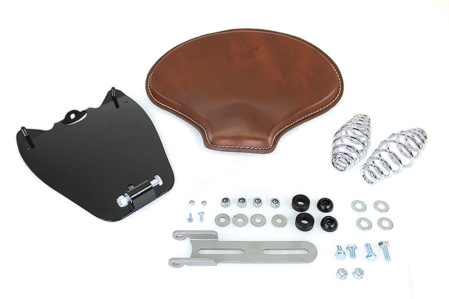 Indian Scout Leather Solo Seat Kit Brown 2015 / UP Scout 0 /  All solo seats