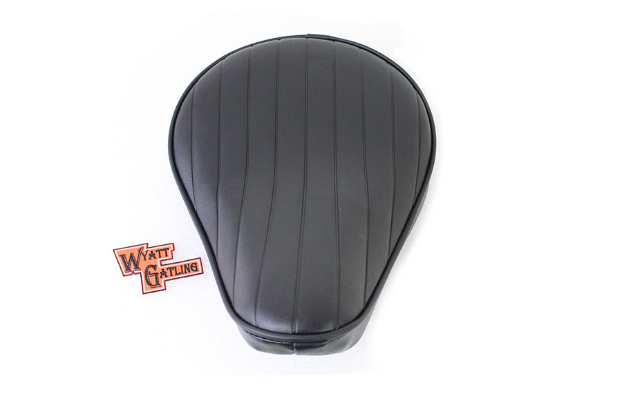Black Tuck and Roll Solo Seat Small 0 /  Custom application
