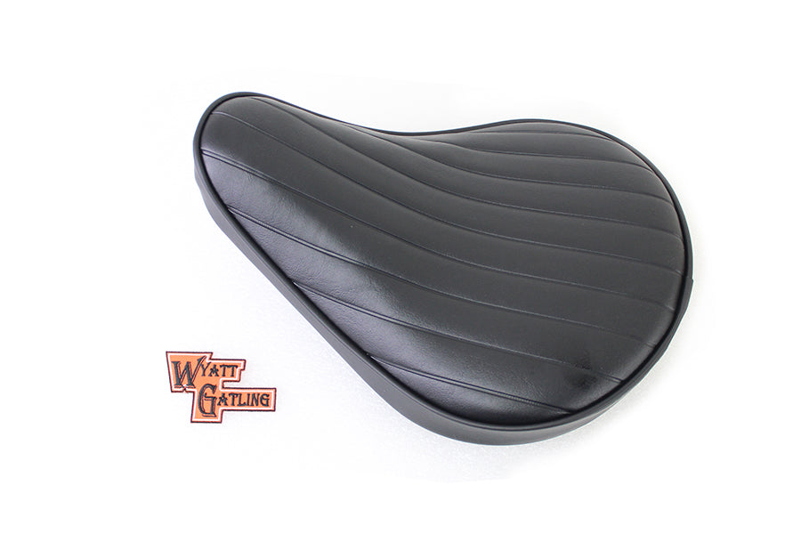 Black Tuck and Roll Solo Seat Small 0 /  Custom application