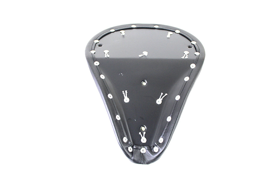 Black Vinyl Solo Seat with Buttons 0 /  Custom application