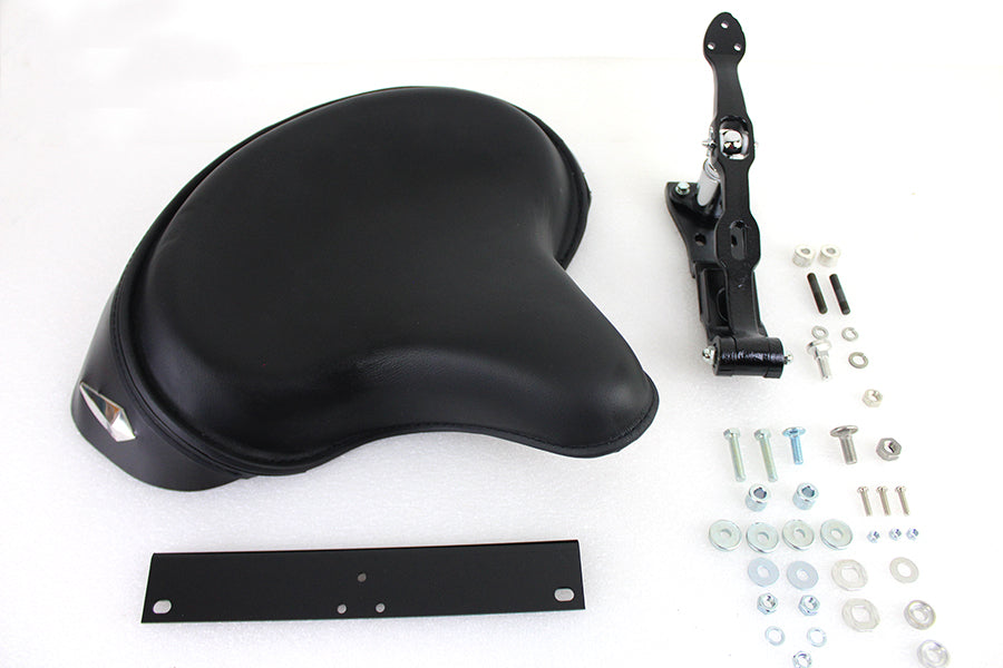 Black Police Solo Seat Kit 2000 / 2017 FLST 2000 / 2017 FXST