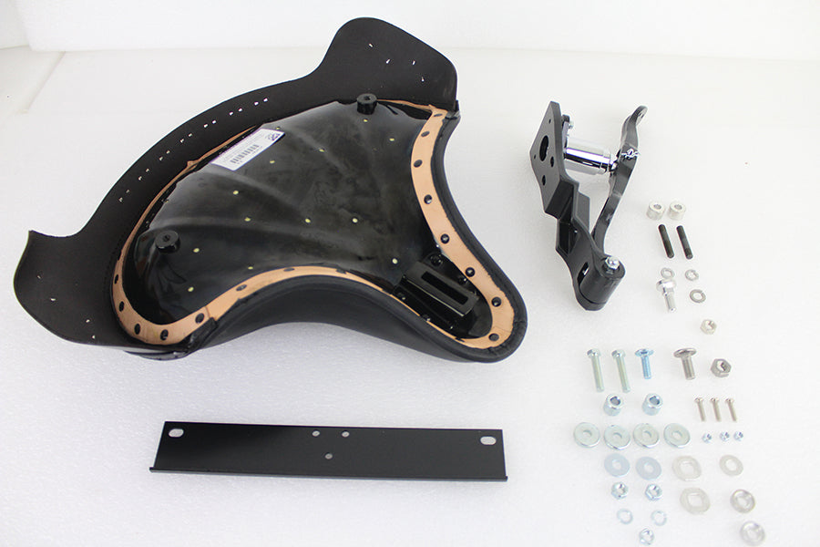 Black Police Solo Seat Kit 2000 / 2017 FLST 2000 / 2017 FXST