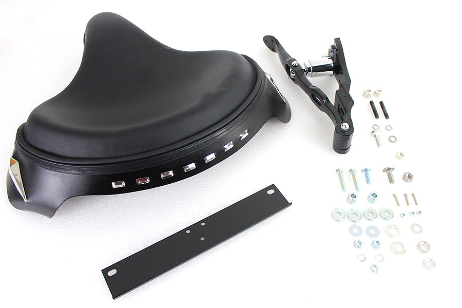 Black Police Solo Seat Kit 2000 / 2017 FLST 2000 / 2017 FXST
