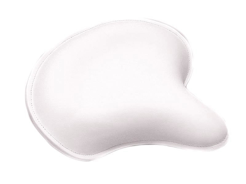 Corbin Gentry White Leather Deluxe Solo Seat 1936 / 1940 EL 1941 / 1984 FL 1929 / 1952 WL 1930 / 1936 VL 1937 / 1948 UL 1937 / 1972 G