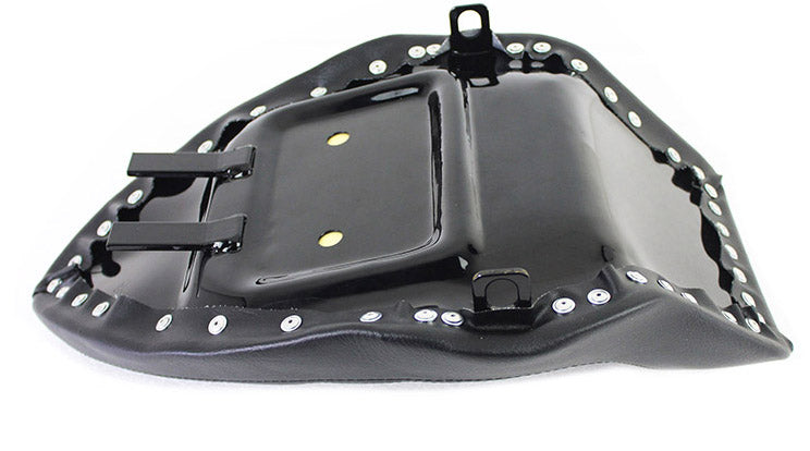 Black Vinyl Tuck and Roll Frame Mount Solo Seat 1958 / 1984 FL 1971 / 1984 FX