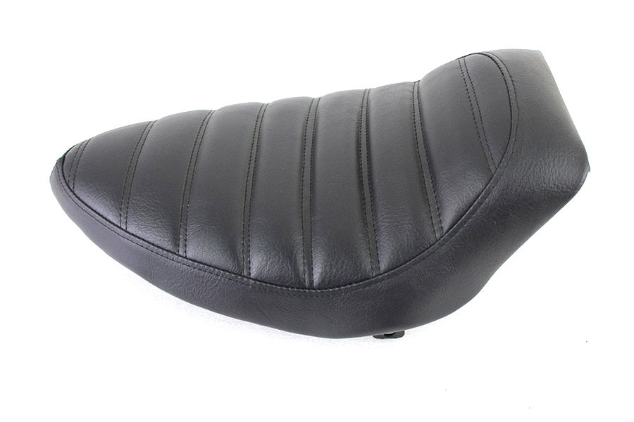 Black Vinyl Tuck and Roll Frame Mount Solo Seat 1958 / 1984 FL 1971 / 1984 FX