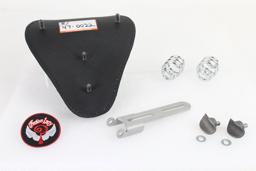 Indian Larry Style Solo Seat Kit Black 0 /  Custom application