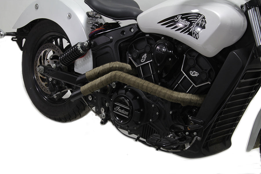 Copper Fiberglass Exhaust Wrap 0 /  Custom application