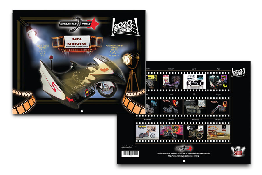 Motorcyclepedia Museum 2020 Calendar 0 /  All