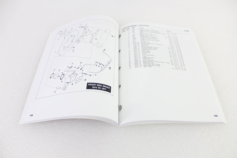 1971-1984 FX Parts Manual 1971 / 1984 FX