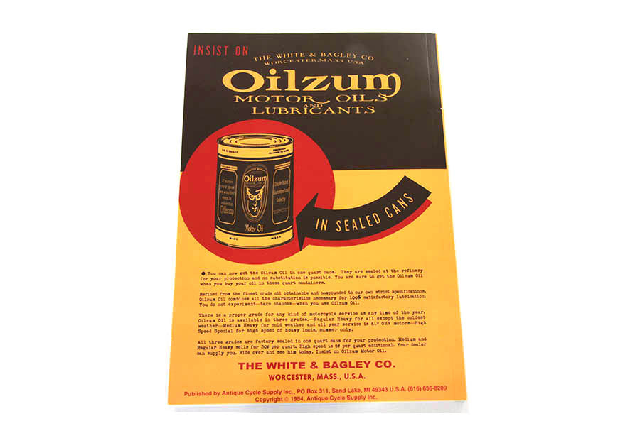 1930-1940 Big Twin Spare Parts Book 1930 / 1936 VL 1936 / 1940 EL 1936 / 1940 UL 1936 / 1940 W