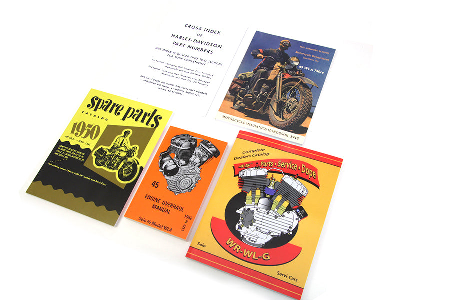 WL & WLA Manual Set 1937 / 1952 WL 1940 / 1945 WLA 1949 / 1952 WLA