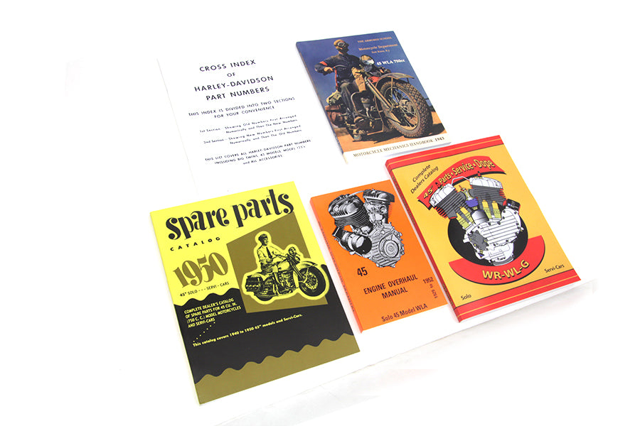 WL & WLA Manual Set 1937 / 1952 WL 1940 / 1945 WLA 1949 / 1952 WLA