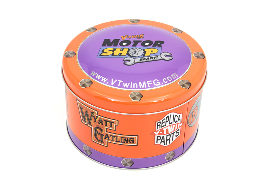 V-Twin Motor Shop Ready Round Can Set 0 /  All