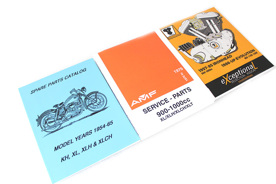 Parts & Service Manual Set for Sportsters 1957 / 1978 XL 1957 / 1978 XLCH