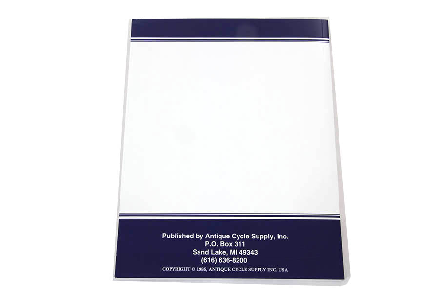 Spare Parts Book for 1961-1971 Big Twins 1961 / 1971 FL 1971 / 1971 FX