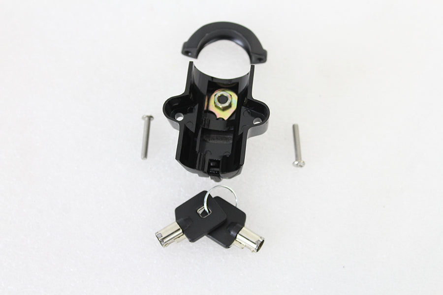 Black Helmet Lock with Pipe Key 0 /  All models