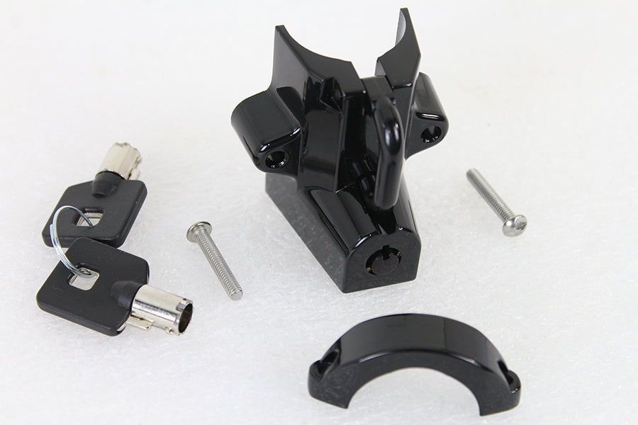 Black Helmet Lock with Pipe Key 0 /  All models