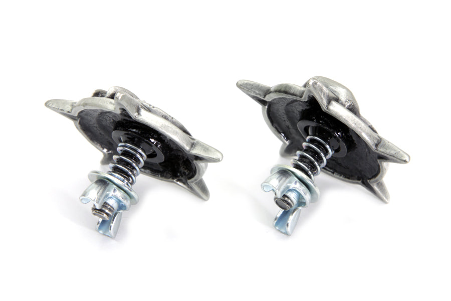 Skull on Star License Plate Topper Set 0 /  All models