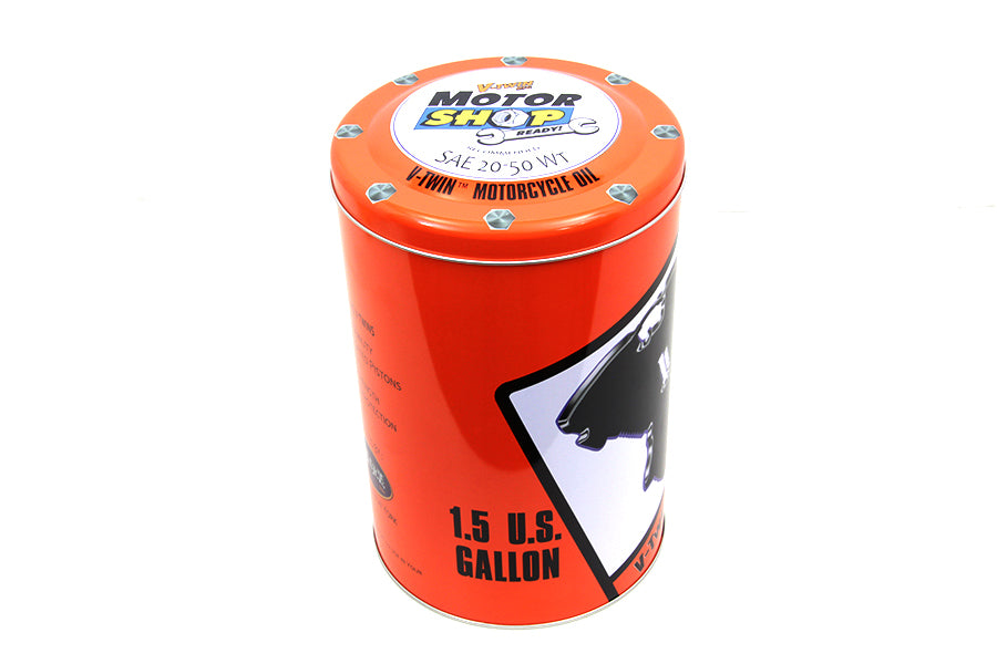1.5 Gallon V-Twin Round Oil Can 0 /  All models