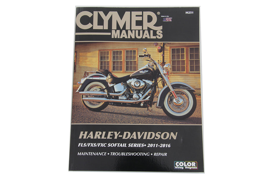 Clymer Repair Manual for 2011-Up FXST, FLST 2011 / 2017 FXST 2011 / 2017 FLST