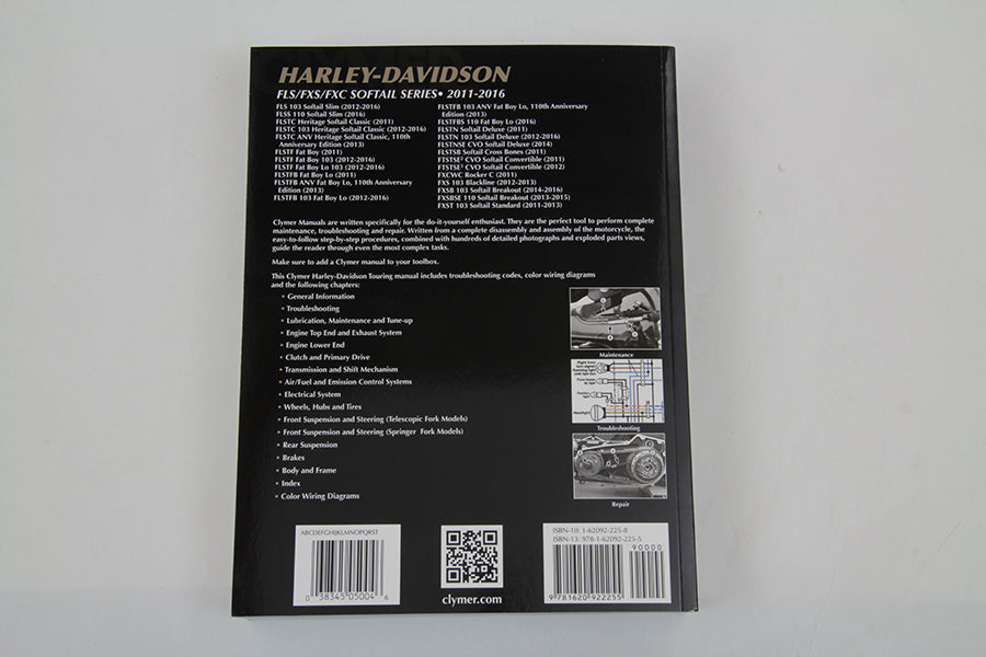 Clymer Repair Manual for 2011-Up FXST, FLST 2011 / 2017 FXST 2011 / 2017 FLST