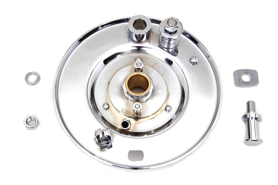 Front Brake Backing Plate Chrome 1941 / 1952 WL