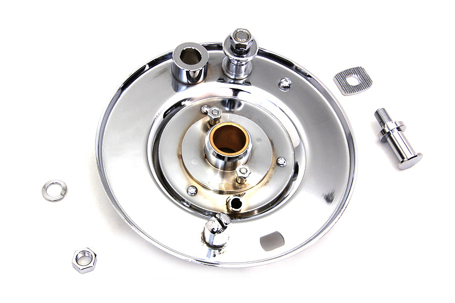 Front Brake Backing Plate Chrome 1941 / 1952 WL