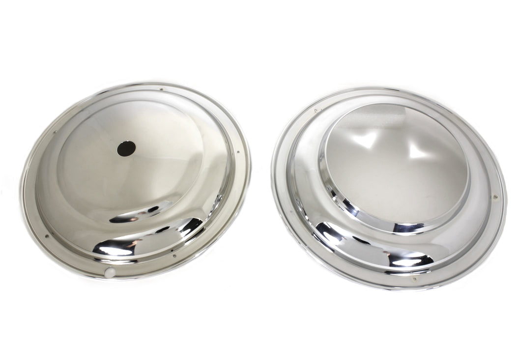 16" Star Hub Wheel Cover Set Chrome 1949 / 1966 FL front1958 / 1971 G front1941 / 1957 FL rear1937 / 1953 EL rear