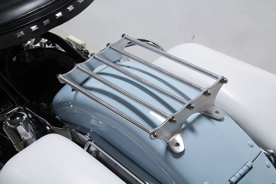 Wyatt Gatling Old Style Polished Luggage Rack 1936 / 1940 EL 1941 / 1957 FL