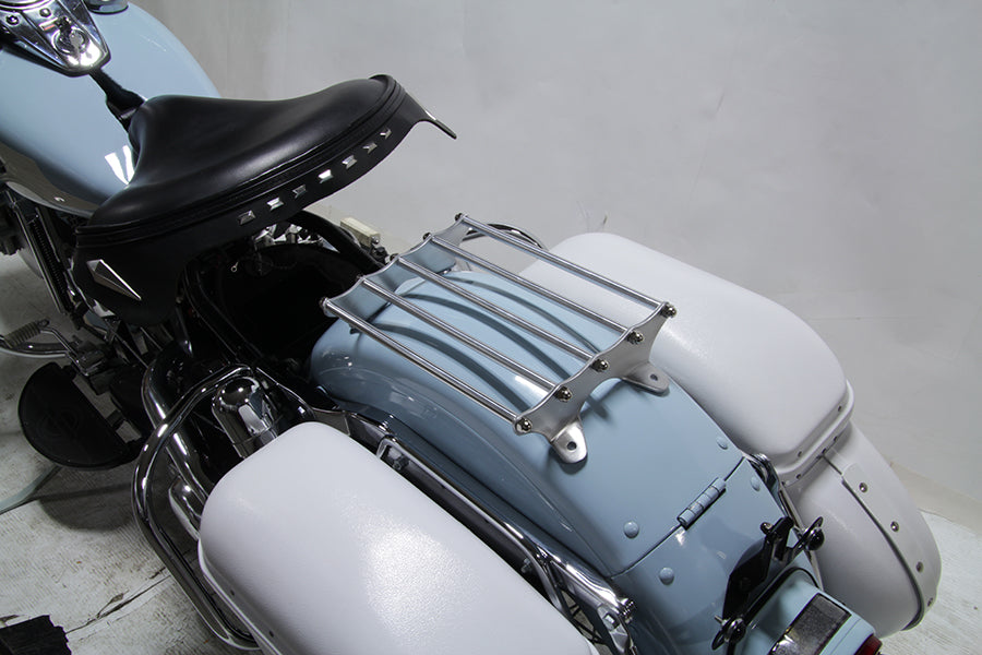 Wyatt Gatling Old Style Polished Luggage Rack 1936 / 1940 EL 1941 / 1957 FL