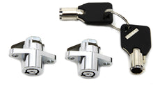 Load image into Gallery viewer, Chrome Saddlebag Lock and Key Kit 1993 / 2013 FLT 1993 / 2013 FLHT