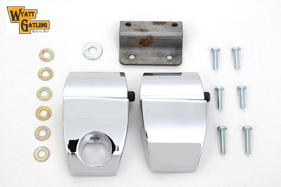 Wyatt Gatling Chrome Tour-Pak Luggage Latch Kit 2006 / 2013 FLT