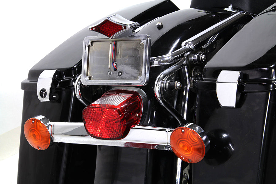 Wyatt Gatling Chrome Tour-Pak Luggage Latch Kit 2006 / 2013 FLT