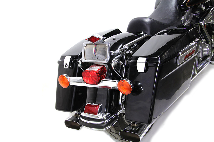 Wyatt Gatling Chrome Tour-Pak Luggage Latch Kit 2006 / 2013 FLT