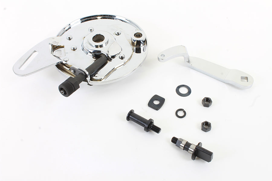45 Rear Brake Backing Plate Kit Chrome 1941 / 1952 W