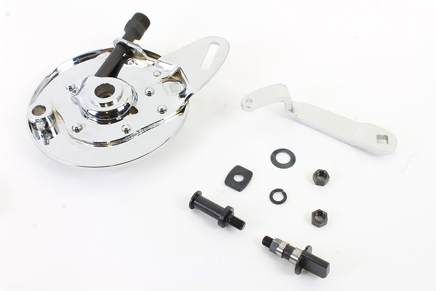 45 Rear Brake Backing Plate Kit Chrome 1941 / 1952 W