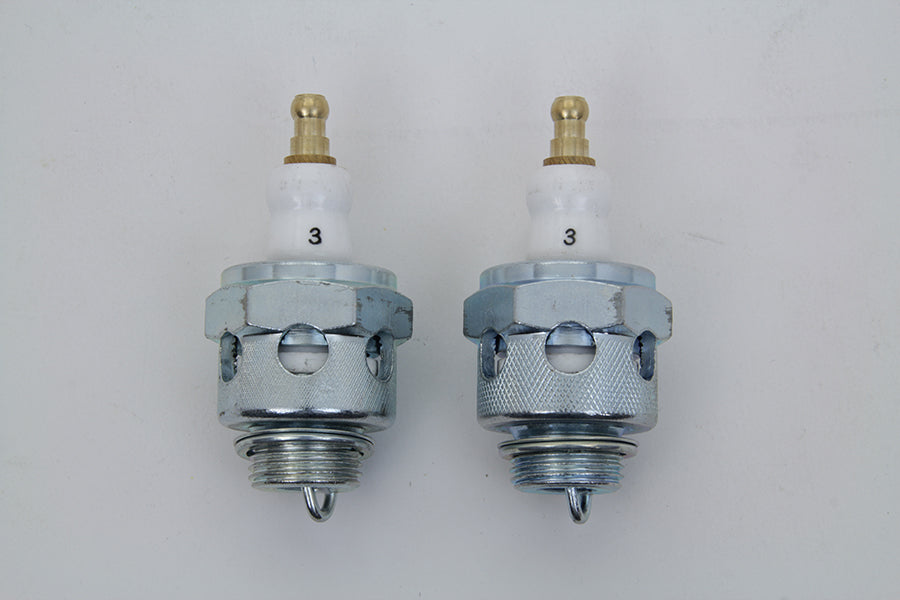Replica 18mm Spark Plug Set 1936 / 1947 EL 1941 / 1947 FL 1937 / 1947 UL