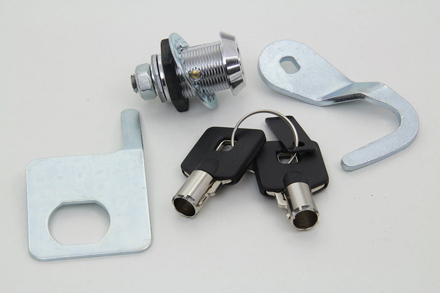 Chrome Saddlebag Lock and Key Kit 1993 / 2013 FLTR 1993 / 2013 FLHTC 1993 / 2013 FLHT 1993 / 2013 FLHR 1993 / 2013 FLHX