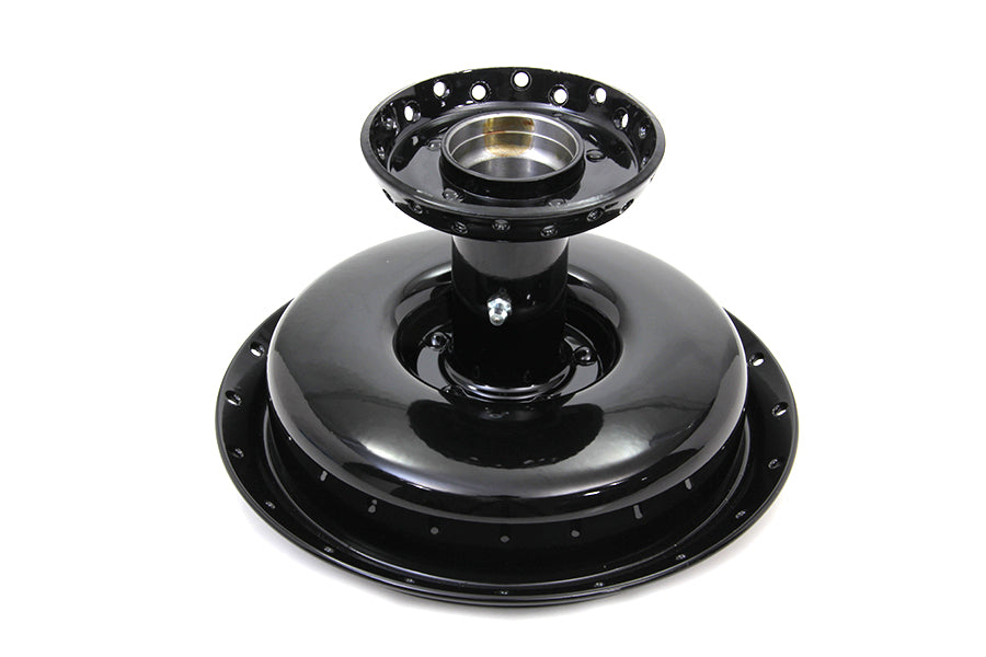 Front Wheel Hub and Brake Drum Black 1941 / 1952 WL