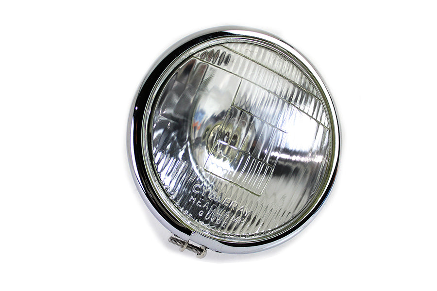 6-1/2" Round Headlamp Black 1936 / 1940 EL 1941 / 1948 FL 1936 / 1957 G 1936 / 1952 WL