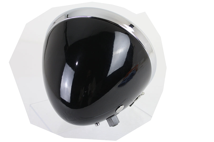 6-1/2" Round Headlamp Black 1936 / 1940 EL 1941 / 1948 FL 1936 / 1957 G 1936 / 1952 WL