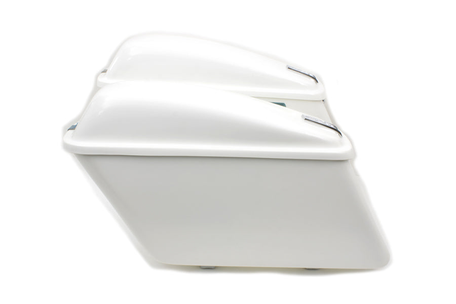 Replica White Saddlebag Set 1963 / 1984 FL