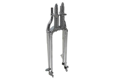 18" Offset Spring Fork Assembly Chrome 1946 / 1948 UL 1946 / 1948 FL