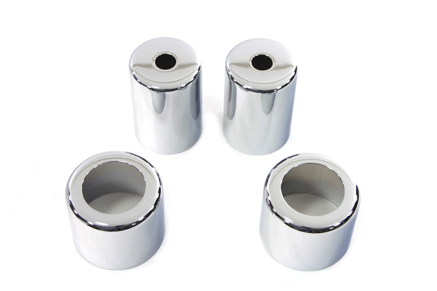 Chrome Spring Fork Spring Cover Set 1936 / 1940 EL 1941 / 1948 FL 1937 / 1948 UL 1936 / 1952 WL 1936 / 1957 G