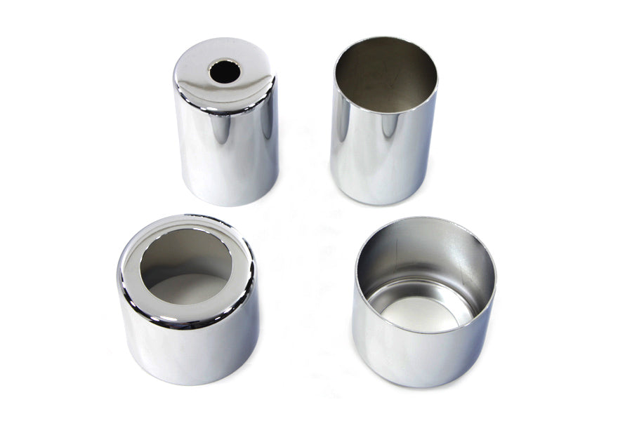 Chrome Spring Fork Spring Cover Set 1936 / 1940 EL 1941 / 1948 FL 1937 / 1948 UL 1936 / 1952 WL 1936 / 1957 G